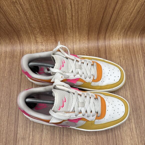 Nike Air Force 1 Fontanka Summit White/Hyper Pink/Solar Flare Women's 9 Low Top - Picture 2 of 8